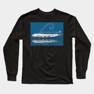 Air New Zealand 747-419 Clasic Livery Long Sleeve T-Shirt